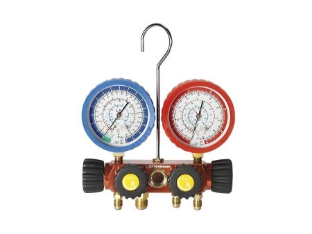 4-позиционный манометрический коллектор 3х1/4" SAE, 1х3/8" SAE