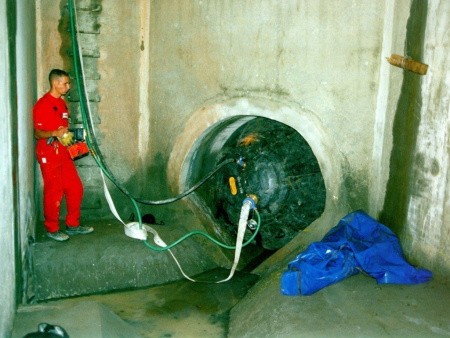 Пневматическое заглушающее перекрытие LAMPE для нефт. тип 1-150, применение